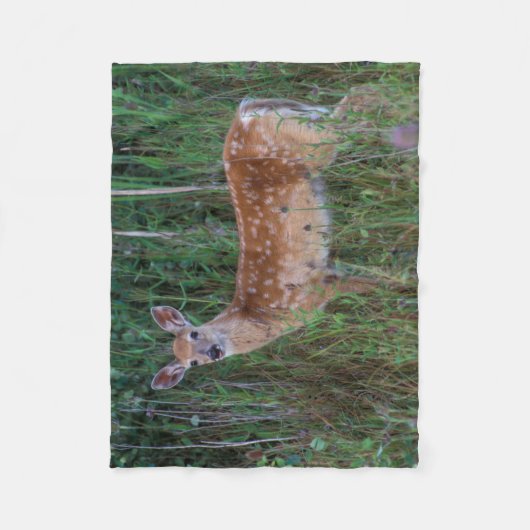 Weißschwanzhirsche | National Bison Range Montana Fleecedecke (Vorderseite)