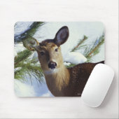 Weißschwanzhirsche (Odocoileus virginianus), Mousepad (Mit Mouse)