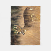 Weißschwanzhirsche | Smoky Mountains Tennessee Fleecedecke (Vorderseite)