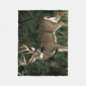 Weißschwanzhirsche | Tennessee Fleecedecke (Vorderseite)