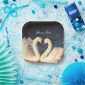 Weißschwanzwopfplatte Pappteller (Party)