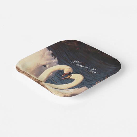 Weißschwanzwopfplatte Pappteller (Gewinkelt)