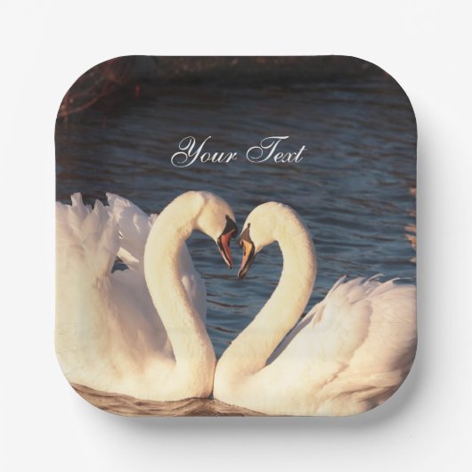 Weißschwanzwopfplatte Pappteller (Vorderseite)