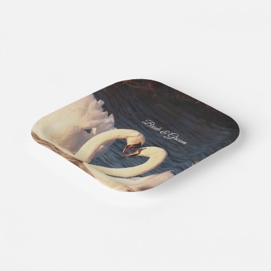 Weißschwanzwopfplatte Pappteller (Gewinkelt)