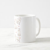 Weißschweizer Hirte � Süße Tier Kaffeetasse (VorderseiteRechts)