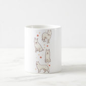 Weißschweizer Hirte � Süße Tier Kaffeetasse (Mittel)