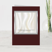 Weißseidenhochzeitsprogramm Programm (Rückseite)