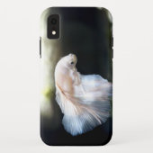 Weißsiamischer Kampffisch Case-Mate iPhone Hülle (Rückseite)