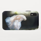 Weißsiamischer Kampffisch Case-Mate iPhone Hülle (Rückseite (Horizontal))