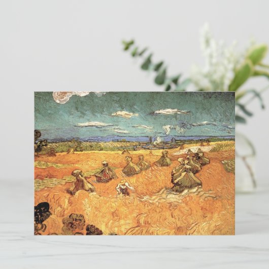 Weißstapel mit Sensenmann von Vincent van Gogh (Stehend Vorderseite)