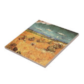 Weißstapel mit Sensenmann von Vincent van Gogh Fliese (Seite)