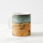 Weißstapel mit Sensenmann von Vincent van Gogh Kaffeetasse (Vorderseite Links)