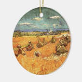 Weißstapel mit Sensenmann von Vincent van Gogh Keramikornament (Links)