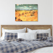 Weißstapel mit Sensenmann von Vincent van Gogh Leinwanddruck (Insitu (Schlafzimmer))