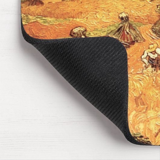 Weißstapel mit Sensenmann von Vincent van Gogh Mousepad (Ecke)