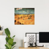 Weißstapel mit Sensenmann von Vincent van Gogh Poster (Heimbüro)