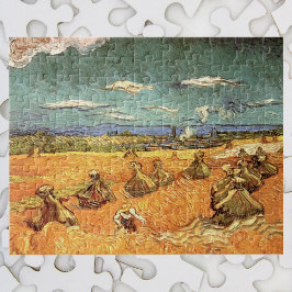 Weißstapel mit Sensenmann von Vincent van Gogh Puzzle