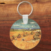 Weißstapel mit Sensenmann von Vincent van Gogh Schlüsselanhänger (Vorderseite)