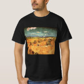 Weißstapel mit Sensenmann von Vincent van Gogh T-Shirt (Vorderseite)