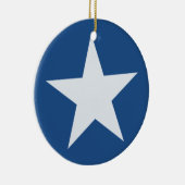 Weißstar Keramik Ornament (Rechts)