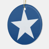 Weißstar Keramik Ornament (Links)