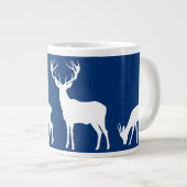 Weißsteine - Personalisiert Jumbo-Tasse (Vorderseite Rechts)