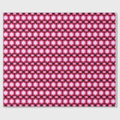 Weißsternpapier mit sechs Punkten Geschenkpapier (Flach)