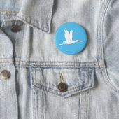 Weißstorch Button (Beispiel)