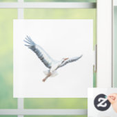 Weißstorch Fensteraufkleber (Zuhause)