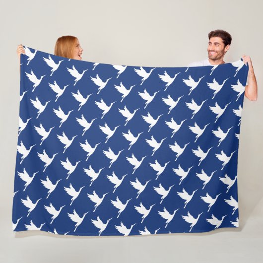 Weißstorch Fleecedecke (Beispiel)