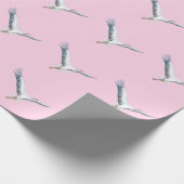 Weißstorch-Fliegenpapier Geschenkpapier (Ecke)