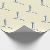 Weißstorch-Fliegenpapier Geschenkpapier (Ecke)