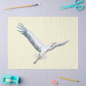 Weißstorch-Fliegenpapier Seidenpapier (Basteln)
