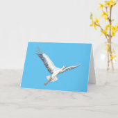 Weißstorch-Flugkarte Karte (Gelbe Blume)