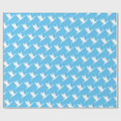 Weißstorch Geschenkpapier (Flach)