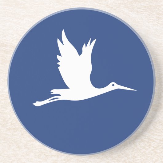 Weißstorch Getränkeuntersetzer (Vorne)