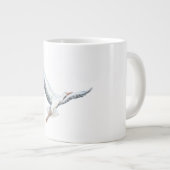 Weißstorch Jumbo-Tasse (Vorderseite Rechts)