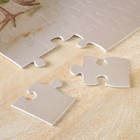 Weißstorch - jung und erwachsen, Illustrationen Puzzle (Seite)