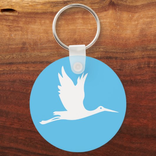 Weißstorch Schlüsselanhänger (Vorderseite)