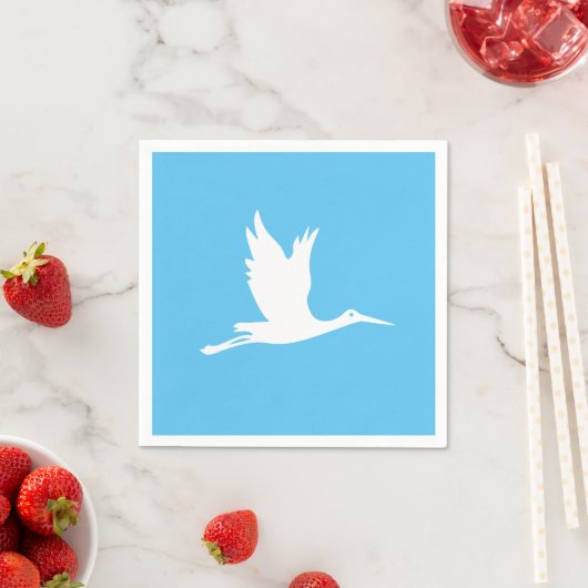 Weißstorch Serviette (Beispiel)