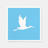 Weißstorch Serviette (Vorderseite)