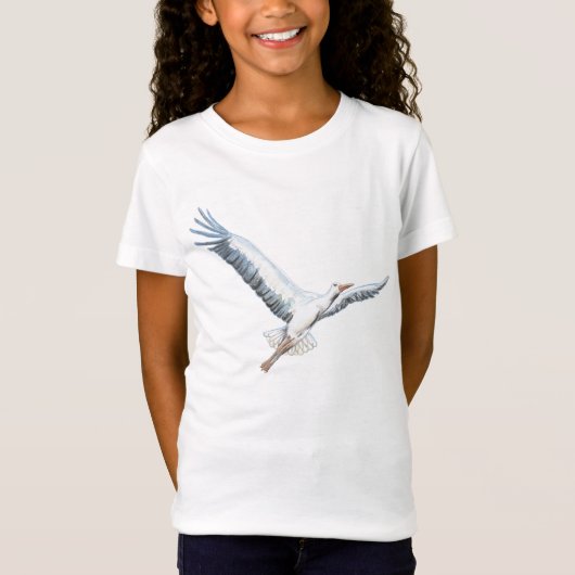 Weißstorch T-Shirt (Vorderseite)
