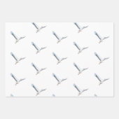 Weißstorche fliegen geschenkpapier set (Vorderseite 2)