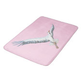 Weißstorchmatte Badematte (Schrägansicht)