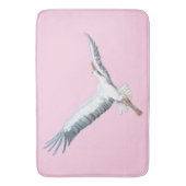 Weißstorchmatte Badematte (Vorderseite Vertikal)