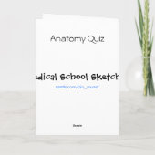 Weißt du, wer eine Prostatakarte hat? Karte (Rückseite)