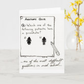 Weißt du, wer eine Prostatakarte hat? Karte (Gelbe Blume)