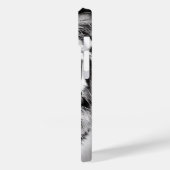 Weißtiger-Holzkohle Case-Mate iPhone Hülle (Rückseite / Links)