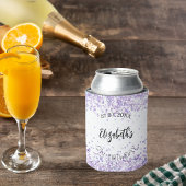 Weißviolettes Birthday-Konfetti Dosenkühler