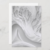 Weißwabenkraut Feiertagskarte (Vorne/Hinten)